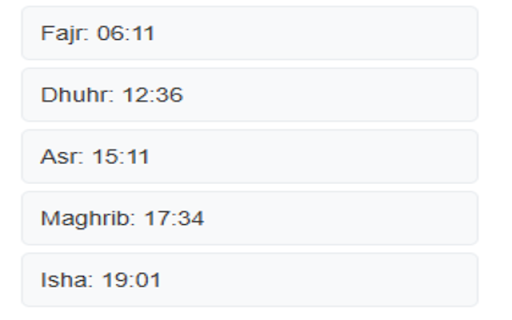 Salah Reminder :: Get a notifications for Salah time and dont spend your day without praying at time