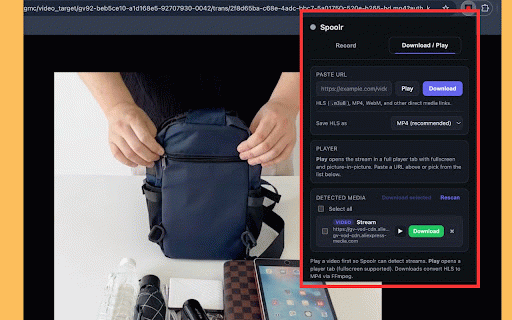 All-in-One Stream / Video Downloader & Recorder & Player :: DOWNLOAD, RECORD & PLAY any video or live stream (Hls, m3u8, mp4, webm, etc.). All websites. No watermark.