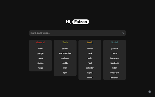 GetStarted - Minimal & Fast Startpage :: Minimal & fast startpage for your browser.