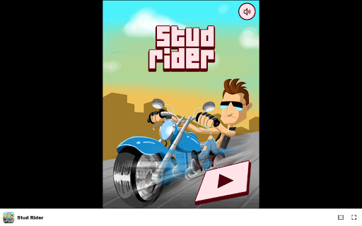 Stud Rider Game - Master your bike and perform daring stunts! :: Perform thrilling motorcycle stunts and compete for high scores in this free Chrome extension game!