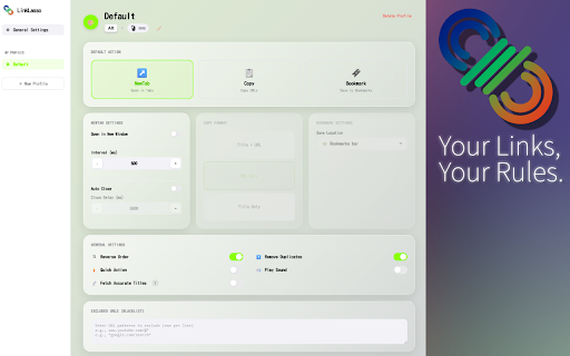 LinkLasso :: Easily open, copy, or bookmark multiple links.