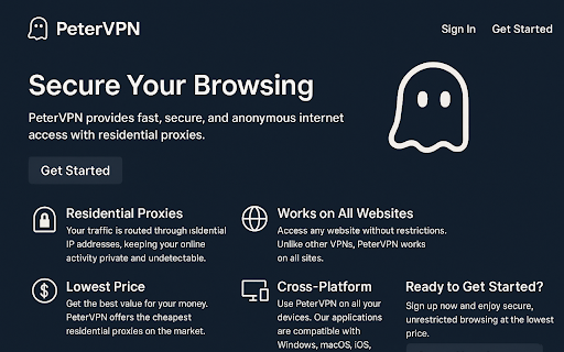 PeterVPN - Fast, Private, & Secure VPN :: Fast, secure VPN with a powerful ad blocker. Browse privately with one click.