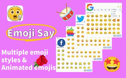 Emoji Say - AI-Powered Multilingual Emoji Search :: Quickly input suitable emojis on any website through AI-powered recommendations and precise search.