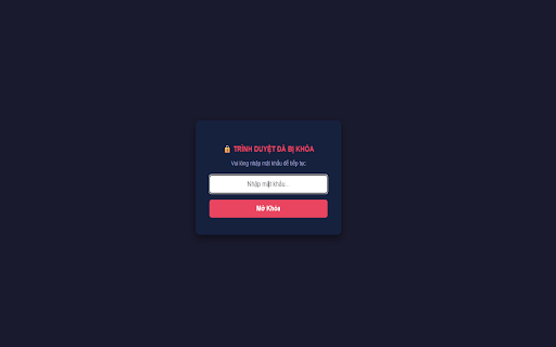 Browser Lock :: Tiện ích khóa trình duyệt đồng bộ mật khẩu online an toàn