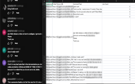 YouTube Comment Exporter :: Exports YouTube video comments to CSV, XLSX, JSON, or PDF formats. Premium features include batch export and more!