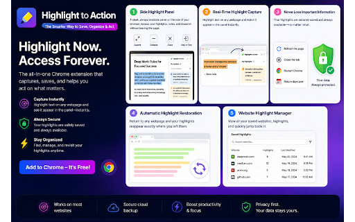 Highlight to Action :: Turn highlighted text into actions instantly — works on most web pages