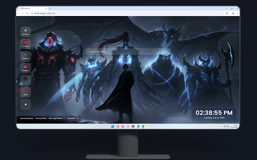 Solo Leveling Shadow King Live Wallpaper :: Sung Jin-woo standing powerfully as the Shadow Monarch, surrounded by his epic glowing Shadow Army.