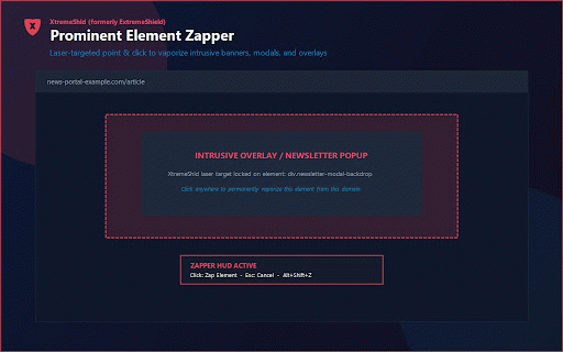 XtremeShld: Ultimate Privacy, Pop-up & Ad Blocker :: Ultra high-speed privacy defense against trackers, pop-ups, fingerprinting, and video ads. 100% free with zero paywalls.
