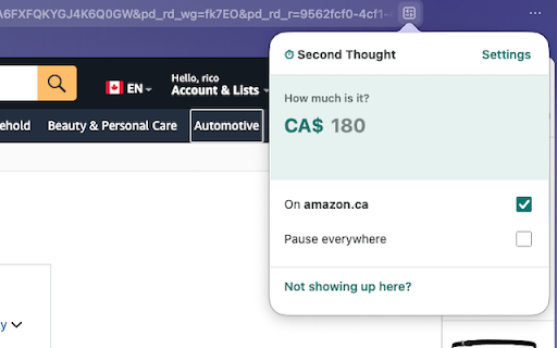 Second Thought :: See prices as hours of your life. Your income never leaves your device — no accounts, no tracking, no network calls.