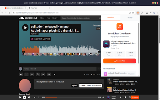 SoundCloud Enhanced Pro :: Enhanced SoundCloud experience with detailed track information, statistics, and audio tools