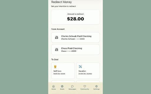 SHIFT - Mindful Spending :: Pause before purchases. Redirect impulse spending to your goals.