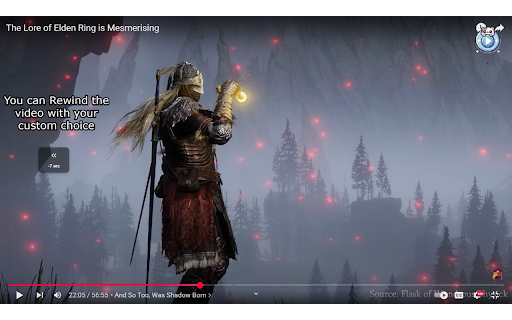 Video Rewind & Fast-forward :: Skip videos forward/backward by user-defined seconds