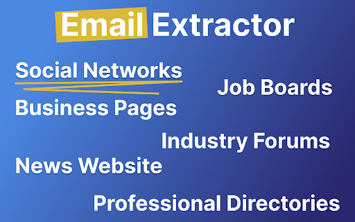 Email Extractor: Find, Export Email & Leads From Any Website :: The extension scan webpages for Lead & Prospect Generation