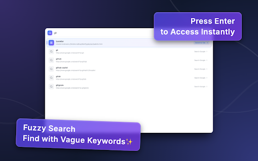 Kord :: Lightning-fast command palette for Chrome. Search tabs, bookmarks, history instantly. Arc-inspired design with frecency ranking.