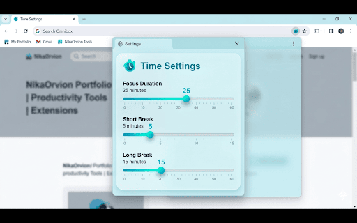 FocusFlow :: Stay focused with a modern timer and smart task tracking.