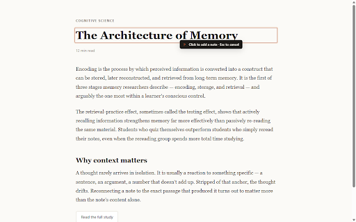 Hamesh — هامش :: Leave a note exactly where it belongs on a web page, and find it there when you return. Local-only.
