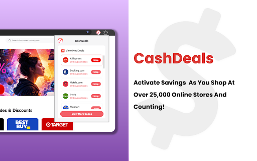CashDeals: AI Coupons & Savings :: Find and test coupon codes to save while shopping.