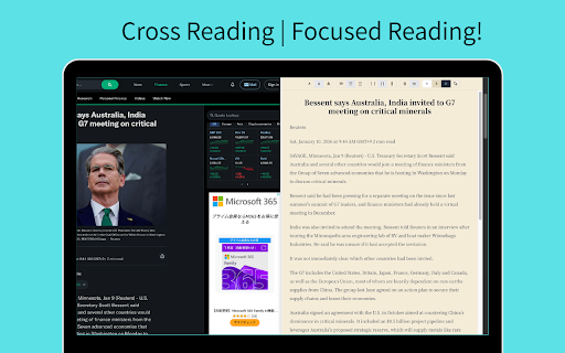 Clean Viewer :: A specialized reader that transforms web articles into a beautiful split-view with vertical and horizontal reading modes.