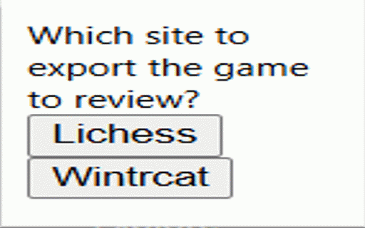 Chess Auto Review :: Extension to get latest game review from chess.com, using wintrcat's Game Report or Lichess. Automates clicks.