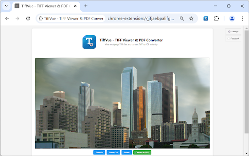 TiffVue - TIFF Viewer & PDF Converter :: View and convert TIFF files