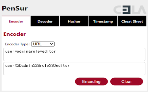 PenSur :: Encoding or Decoding & hashing & Timestamp &Attack payload