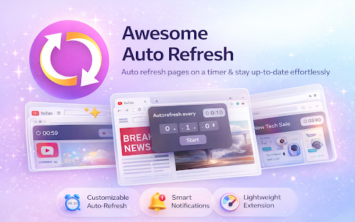 Awesome Auto Refresh :: Auto refresh tool with multiple smart timers