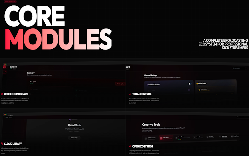 KEXI - Interactive Streaming Widget :: Send KEXs (videos, images, audio) to your favorite Kick streamers directly from their channel page