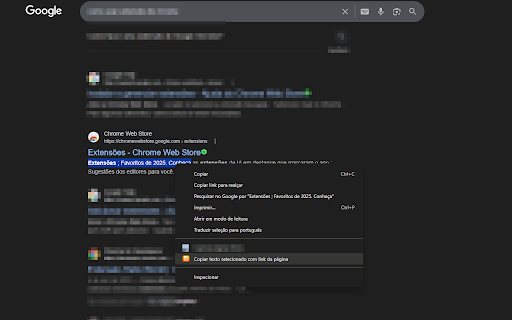 LinkEmbed Copy :: Copia links como texto clicável e transforma texto selecionado em link para a URL da página atual.