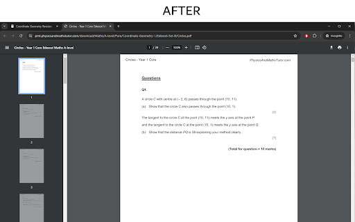 PMT PDF's :: Removes ads on PMT PDF pages. PMT remove ads. Physicsandmathstutor.