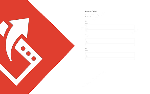 Canvas Quiz Exporter :: Export Canvas LMS quizzes to PDF for printing or offline study.