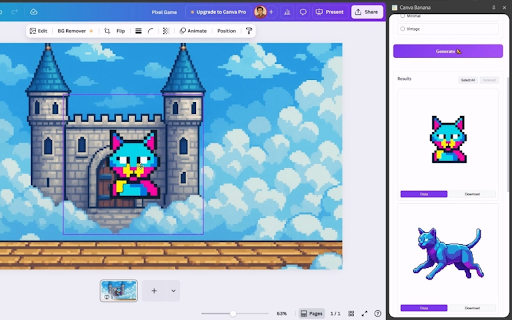 Canva Banana :: Generate custom design elements for Canva with AI - 為 Canva 生成自訂設計元素的 AI 工具