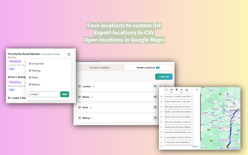 VlogMap – Extract and map locations from videos & reels :: Extract locations from YT travel vlogs & IG Reels, then map them instantly. Save places to lists, export, and open routes in Maps.