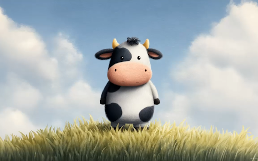 Cute Cow Live Wallpaper :: Transform your new tab with adorable HD cow videos that bring charm and joy to your browsing experience!