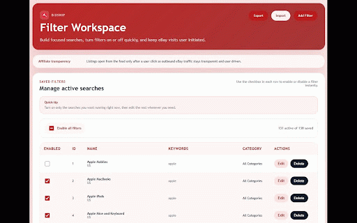 Bidsnip :: Bidsnip Chrome extension.