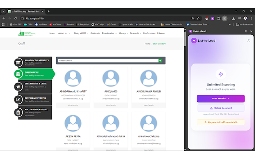 List-to-Lead: AI B2B Lead Extractor :: Instantly extract verified emails, phone numbers, and leads from any website, image, or document using AI.