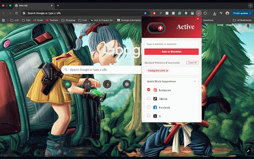 Detach Site Blocker :: Blocks the unwanted sites and boosts your productivity.