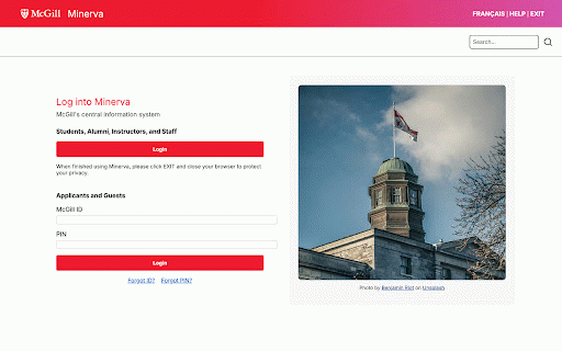 Prettify Minerva :: Improves the UI of McGill's Minerva portal