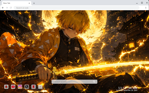 Zenitsu Agatsuma Live Wallpaper :: Transform your new tab with stunning live HD video wallpapers of Zenitsu Agatsuma for a mesmerizing experience.