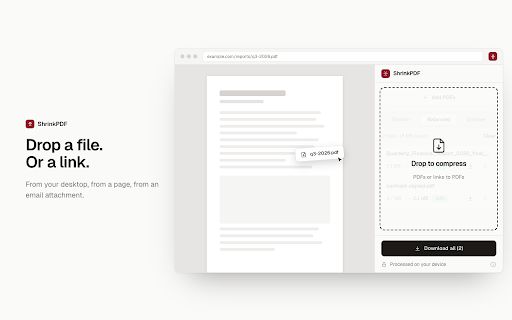 Shrink PDF Size :: Easily Shrink PDF Size of any document without compromising quality. Compress and reduce PDF documents securely with a few clicks.