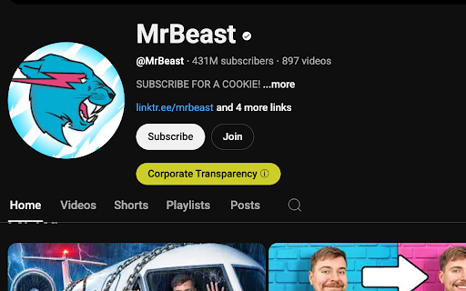 YouTube Channel Transparency :: Educational tool revealing YouTube channel ownership and corporate investments. For educational purposes only.