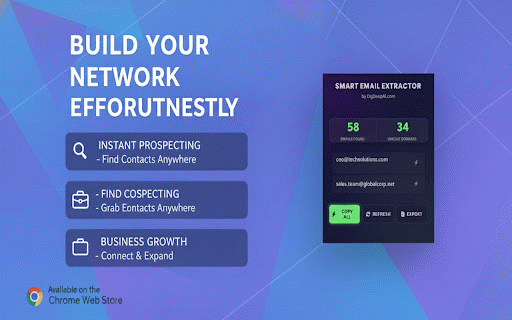 Smart Email Extractor :: Intelligently extracts and filters email addresses from the active website.