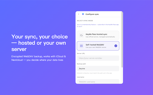 KeyMe Pass - Secure Password Manager :: Zero-knowledge end-to-end encryption — the keys stay with you. Passwords, IDs and 2FA in one place, synced across every platform.