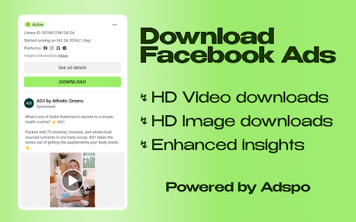 Facebook Ad Library Downloader :: Download images and videos from Facebook Ads Library