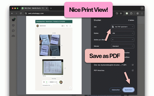 Easy Image and Chat-Range Exporter for WA Web :: Seamlessly download images as well as selected chats (message ranges) from WhatsApp Web. Free extension brought to you by MaraDocs.