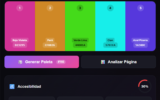 PaletaColor Pro :: Generador profesional de paletas de colores con armonías cromáticas, análisis de páginas y herramientas avanzadas