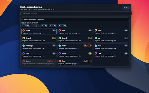 Teacher Assistant :: Lesson assistant with class management, lesson overlays, widgets and local simulations in a new tab.