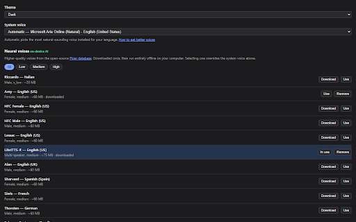 Select to Speak :: Select text, right-click, and hear it read aloud.