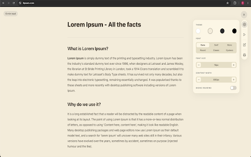 Reader Mode - Focus, Speed & Audio :: Premium, distraction-free reading experience for any article.