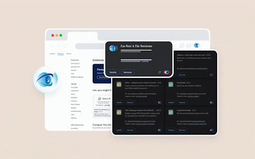 Eye Rest & Zikr Reminder :: A zikr-based Eye Rest Reminder to support eye breaks, reduce screen stress, boost productivity, and focus during long work sessions