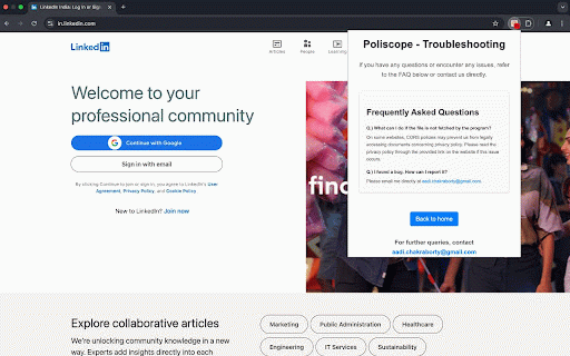 Poliscope :: The first completely-free, automated terms and conditions summariser.